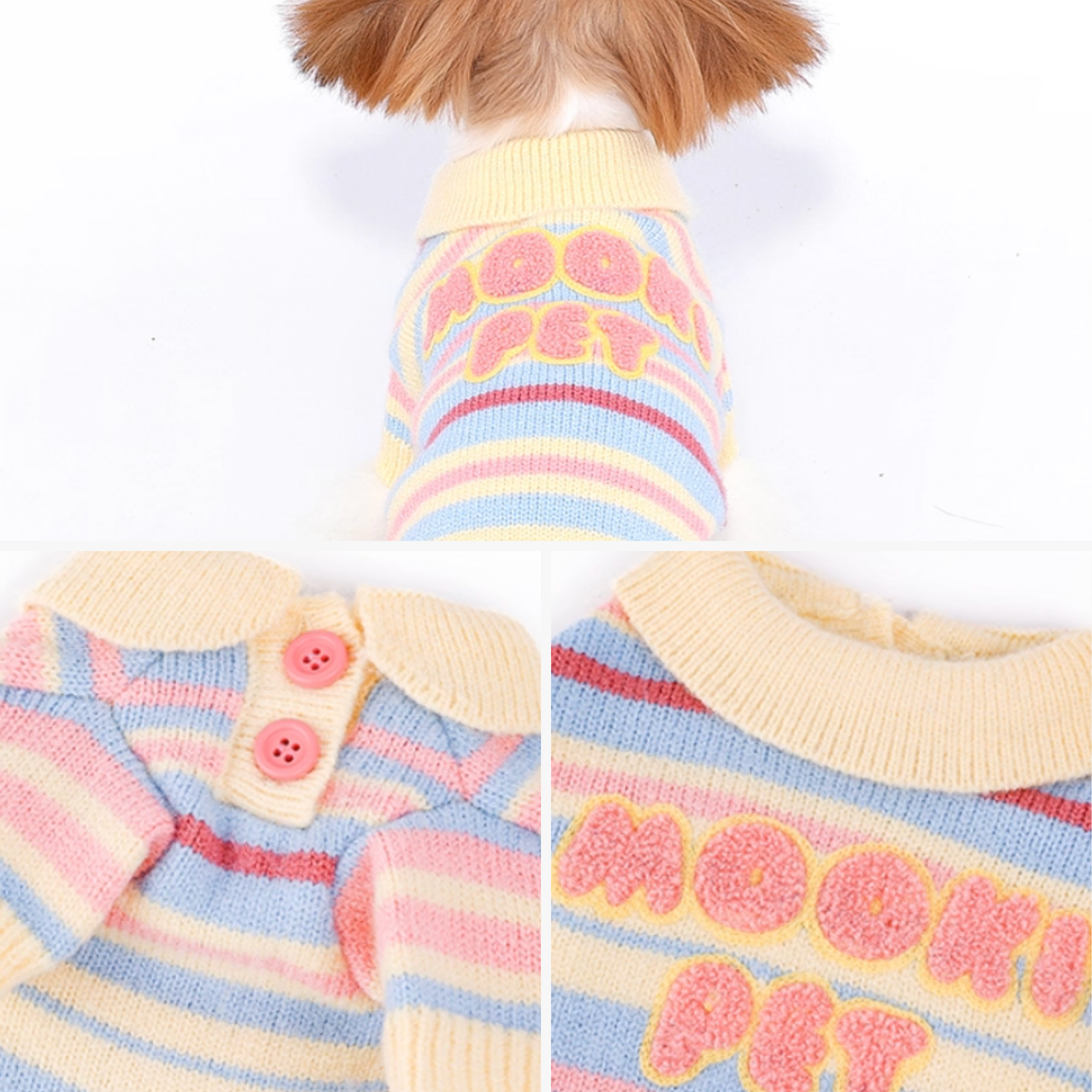 ボーダーニットトップス