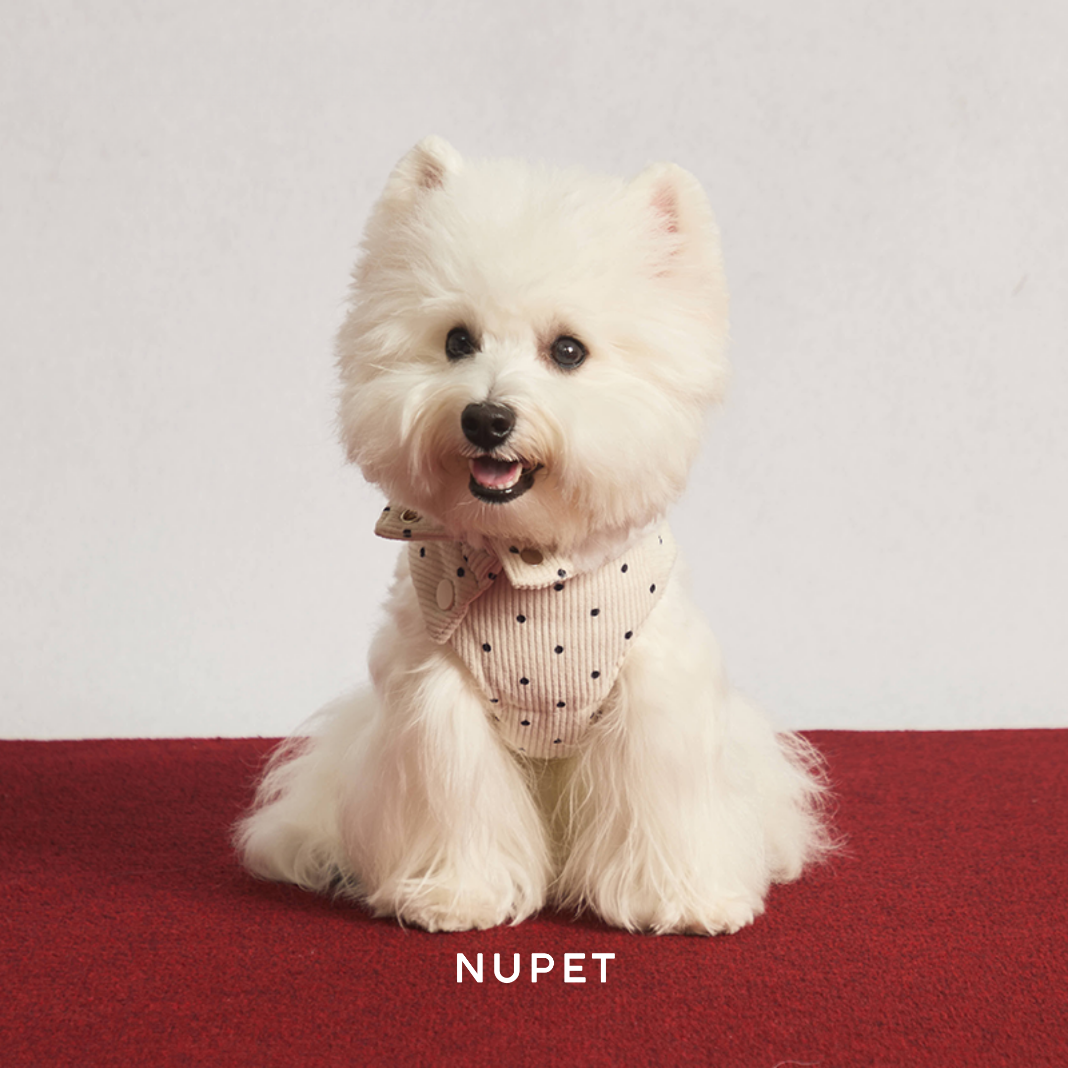 Dカン付きドットパフベスト