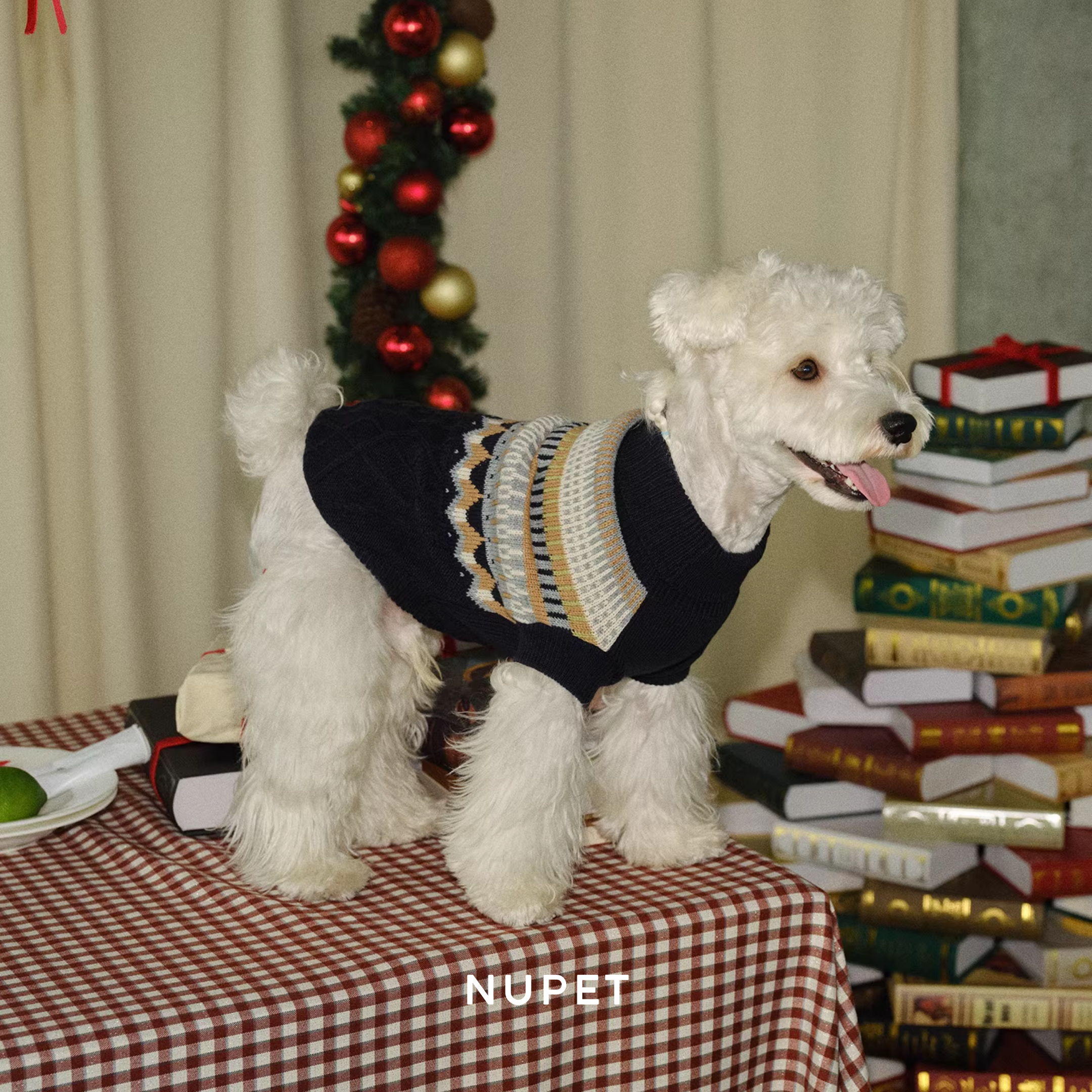 ノルディックニットトップス