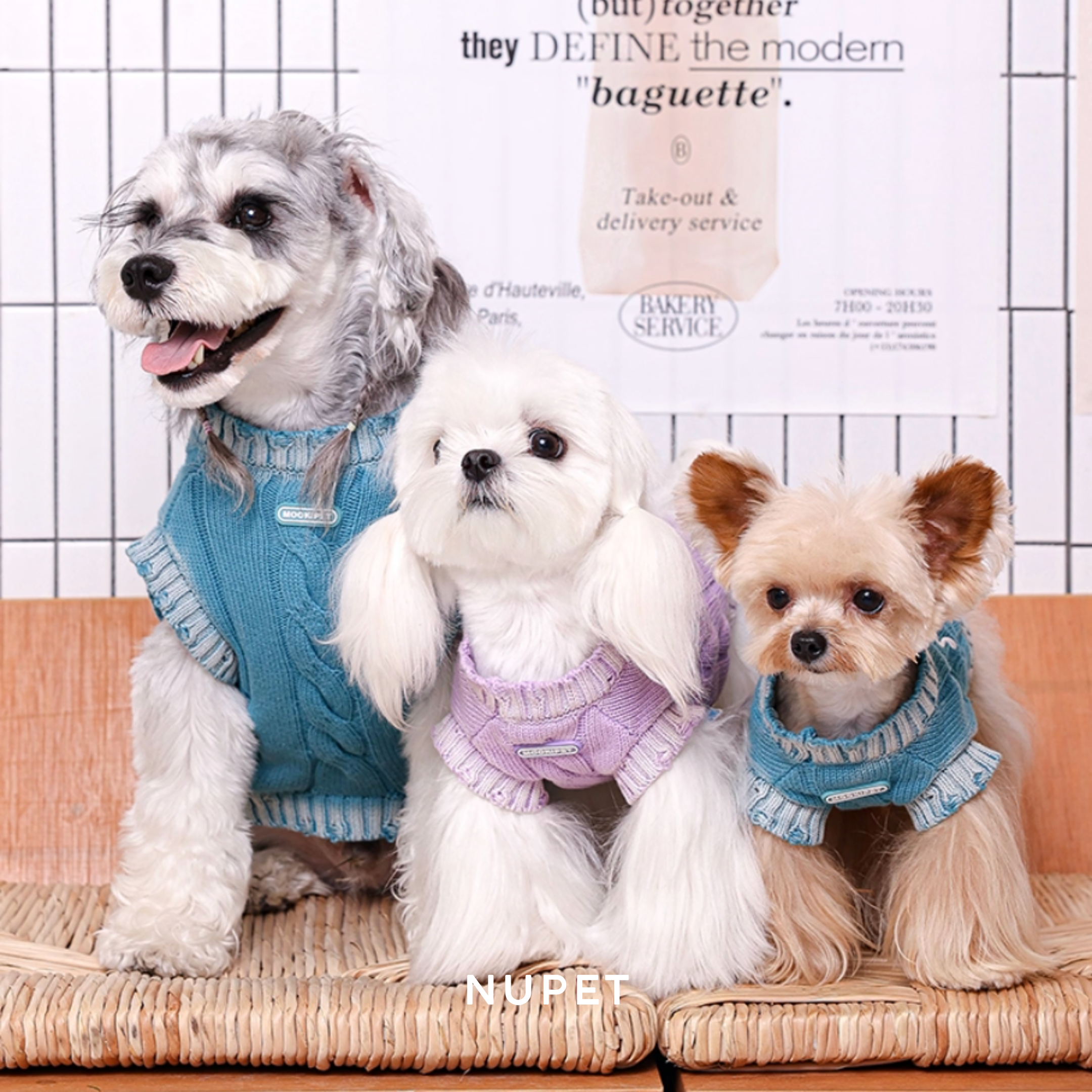 ケーブルニットトップス