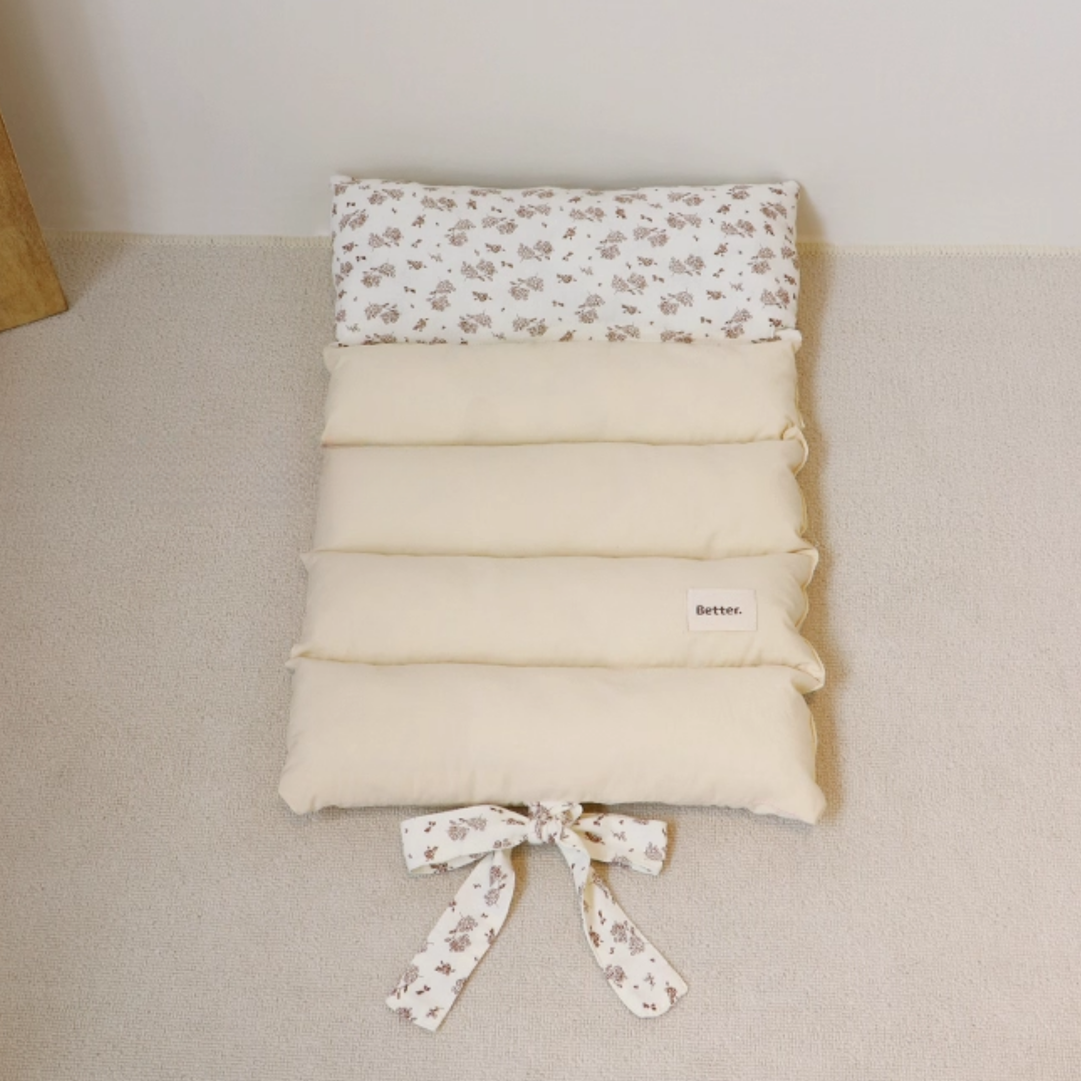 フラワーロールクッションベッド