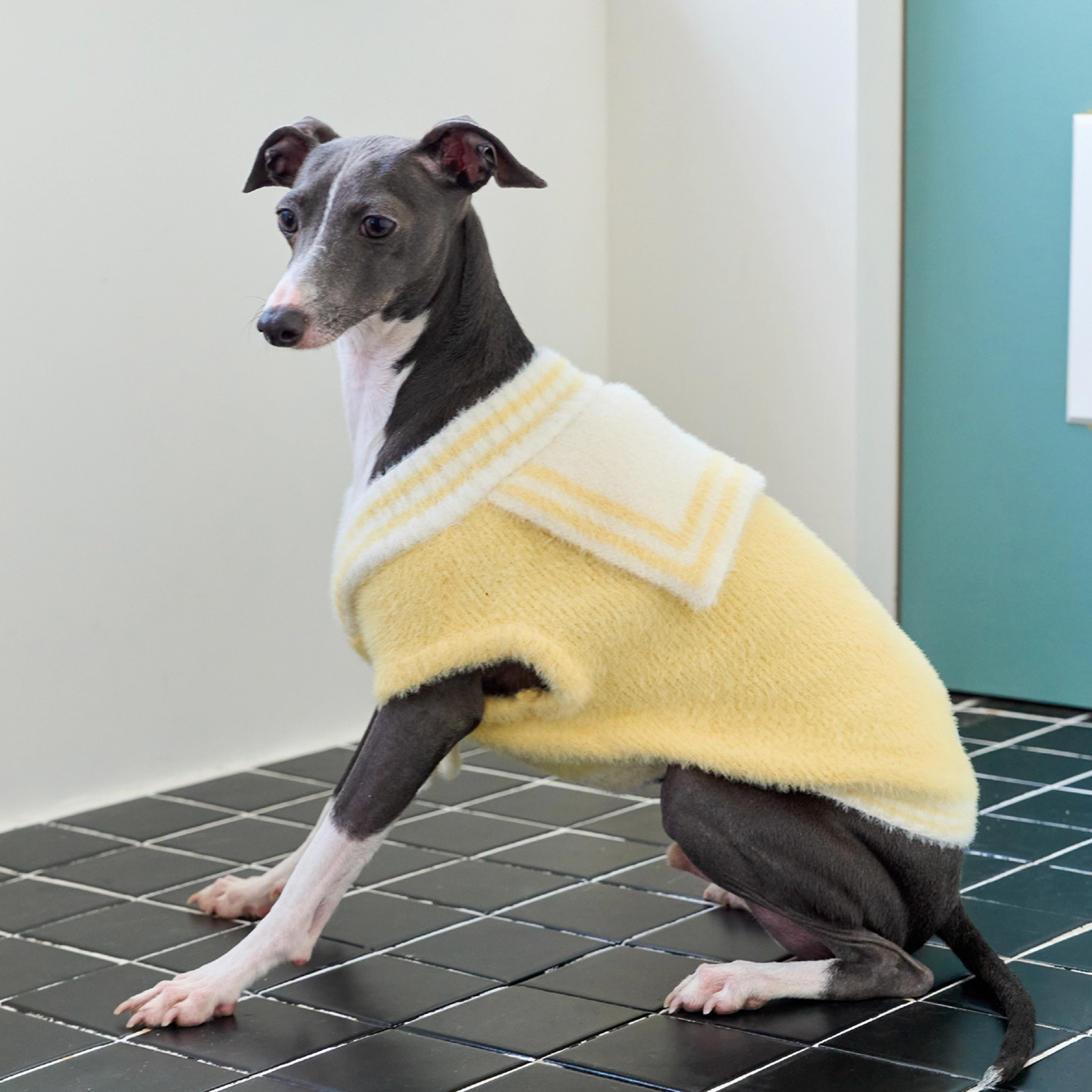 セーラーニットトップス