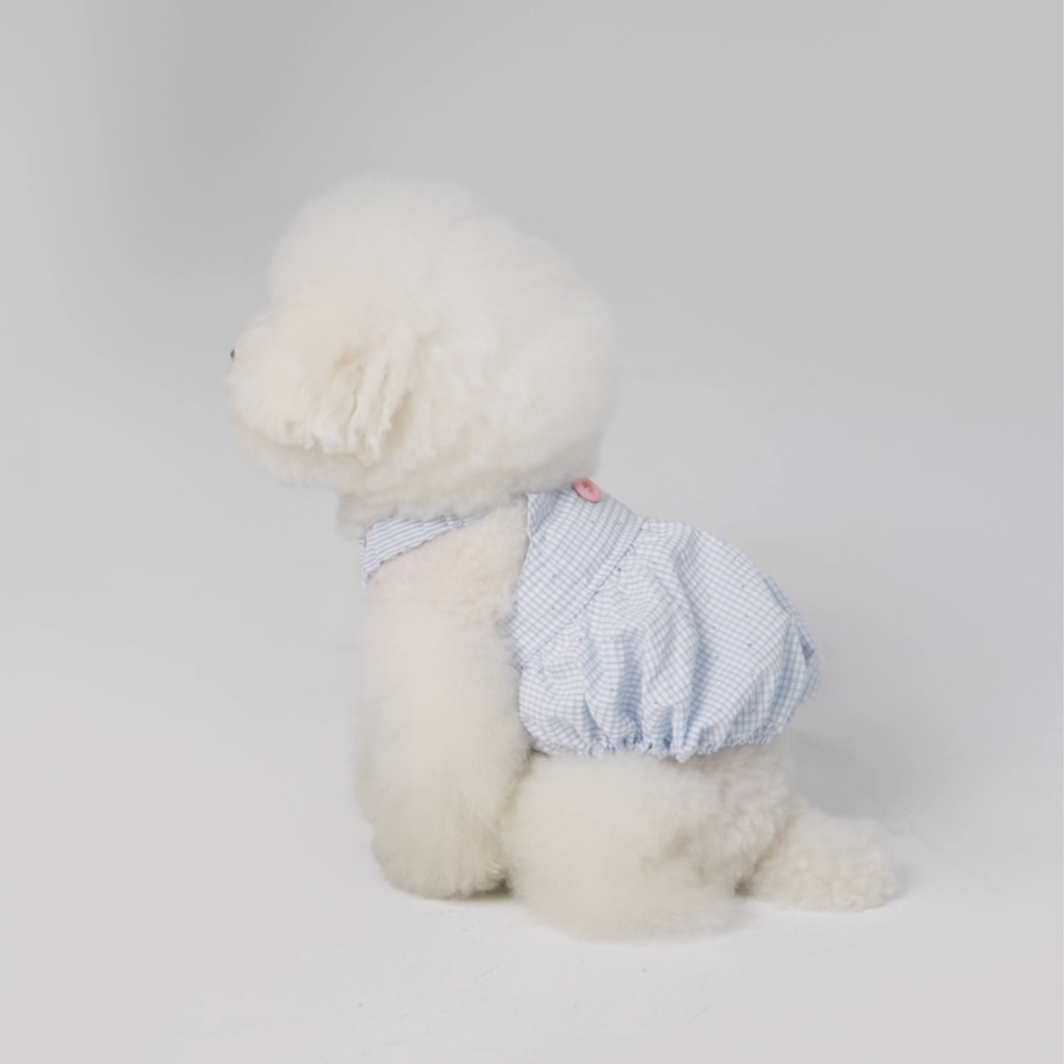 ギンガムミルキーサロペット