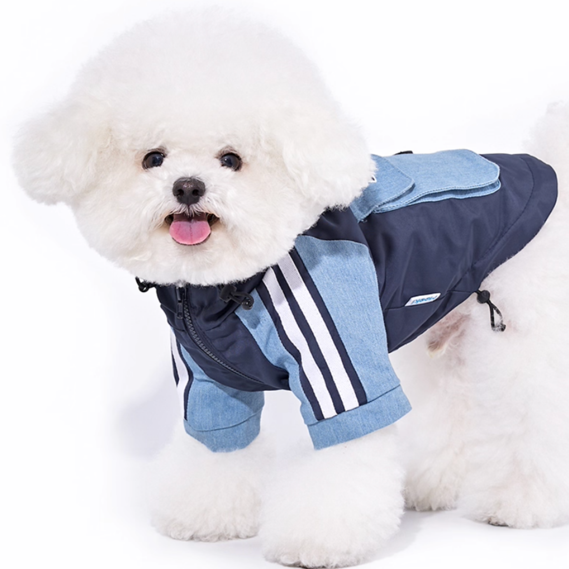 デニムコンビスポーツアウター