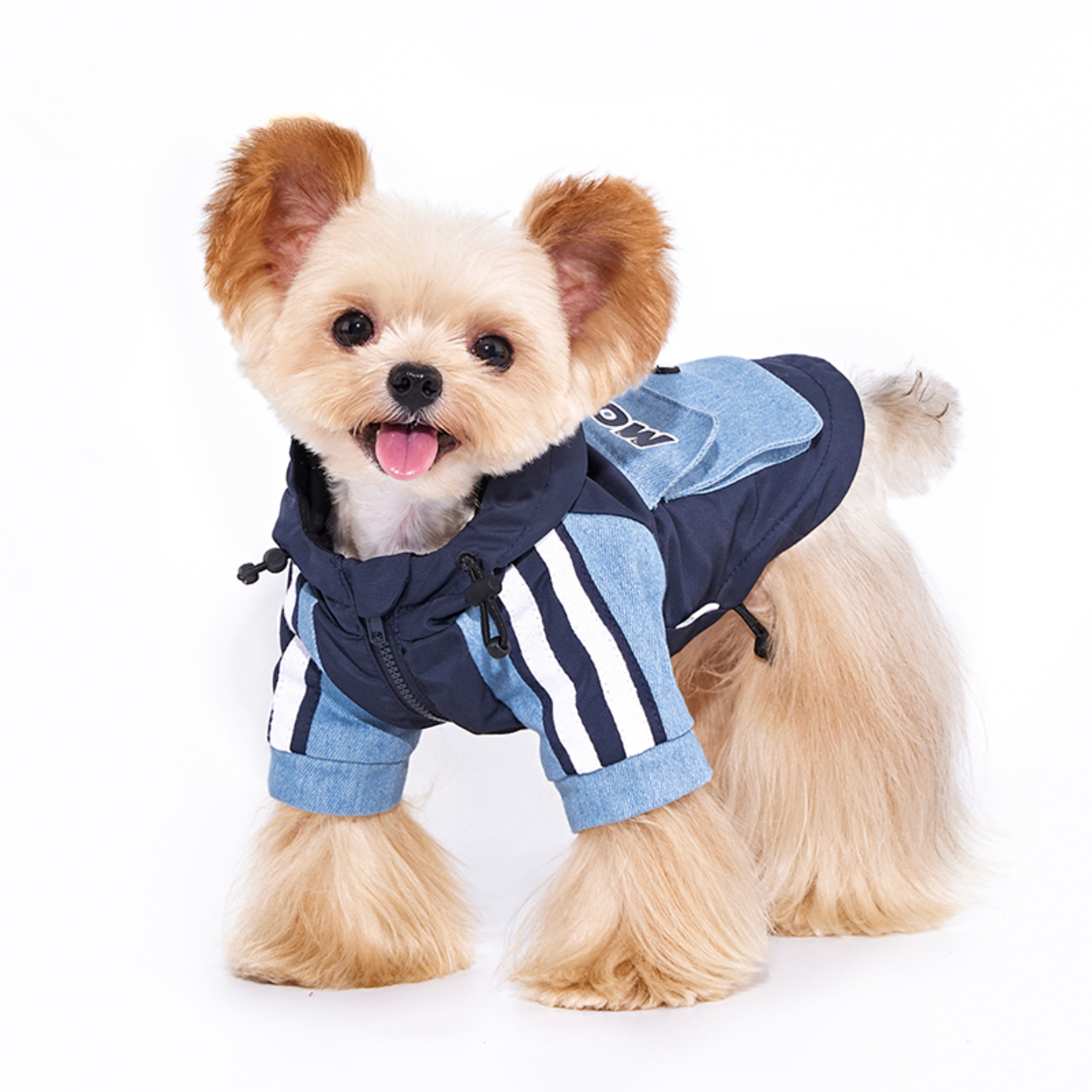 デニムコンビスポーツアウター