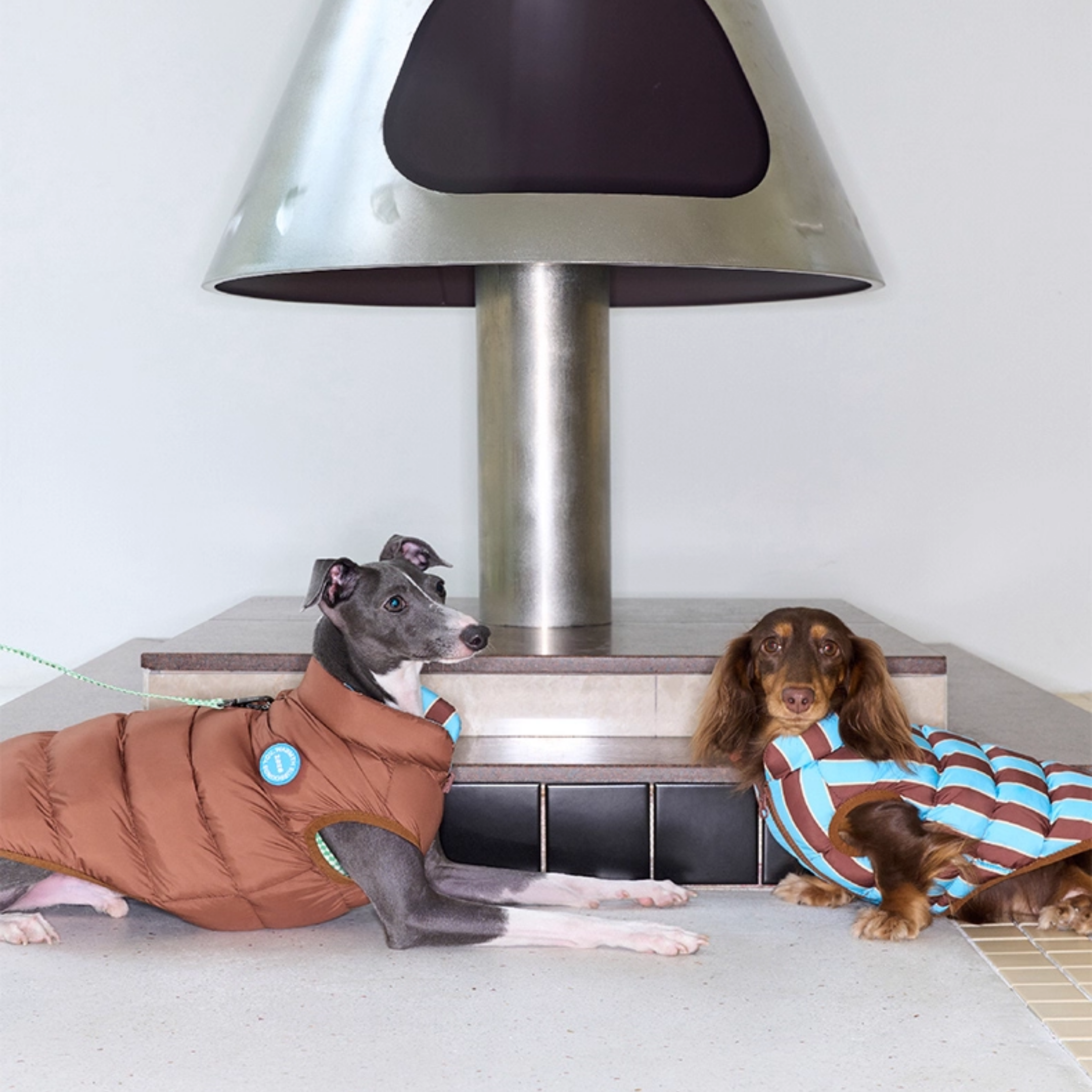 リバーシブルライトダウンジャケット