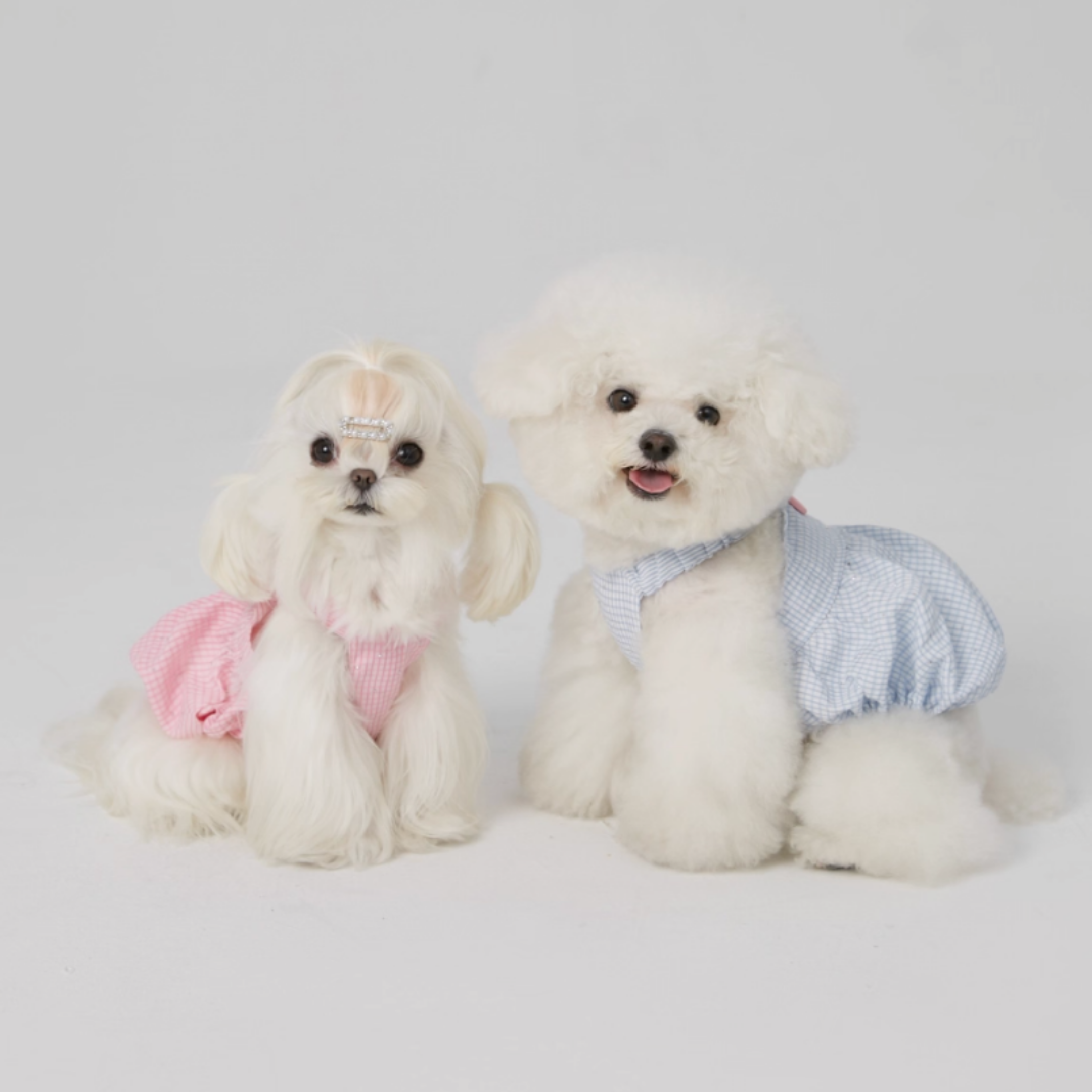 ギンガムミルキーサロペット