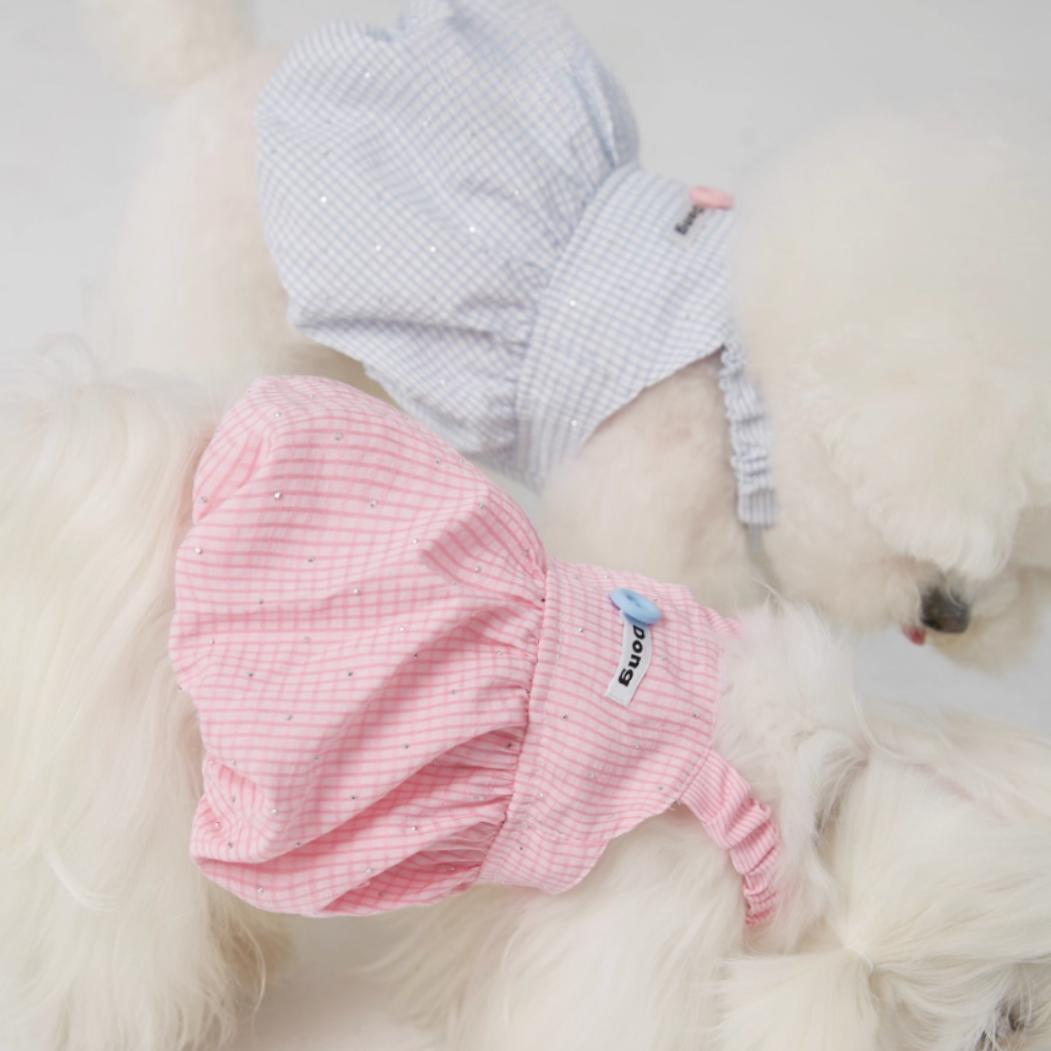 ギンガムミルキーサロペット