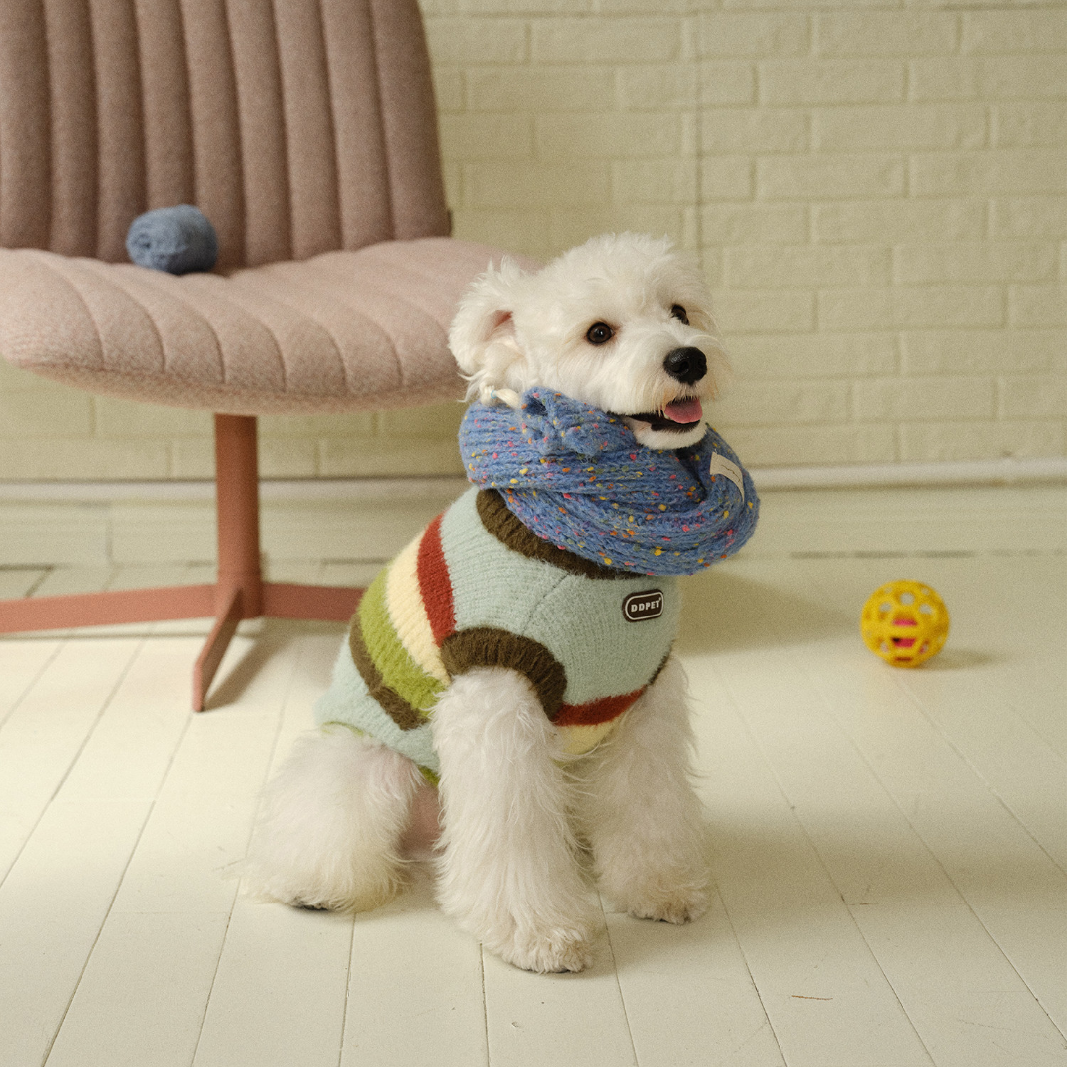 スノーネップニットマフラー