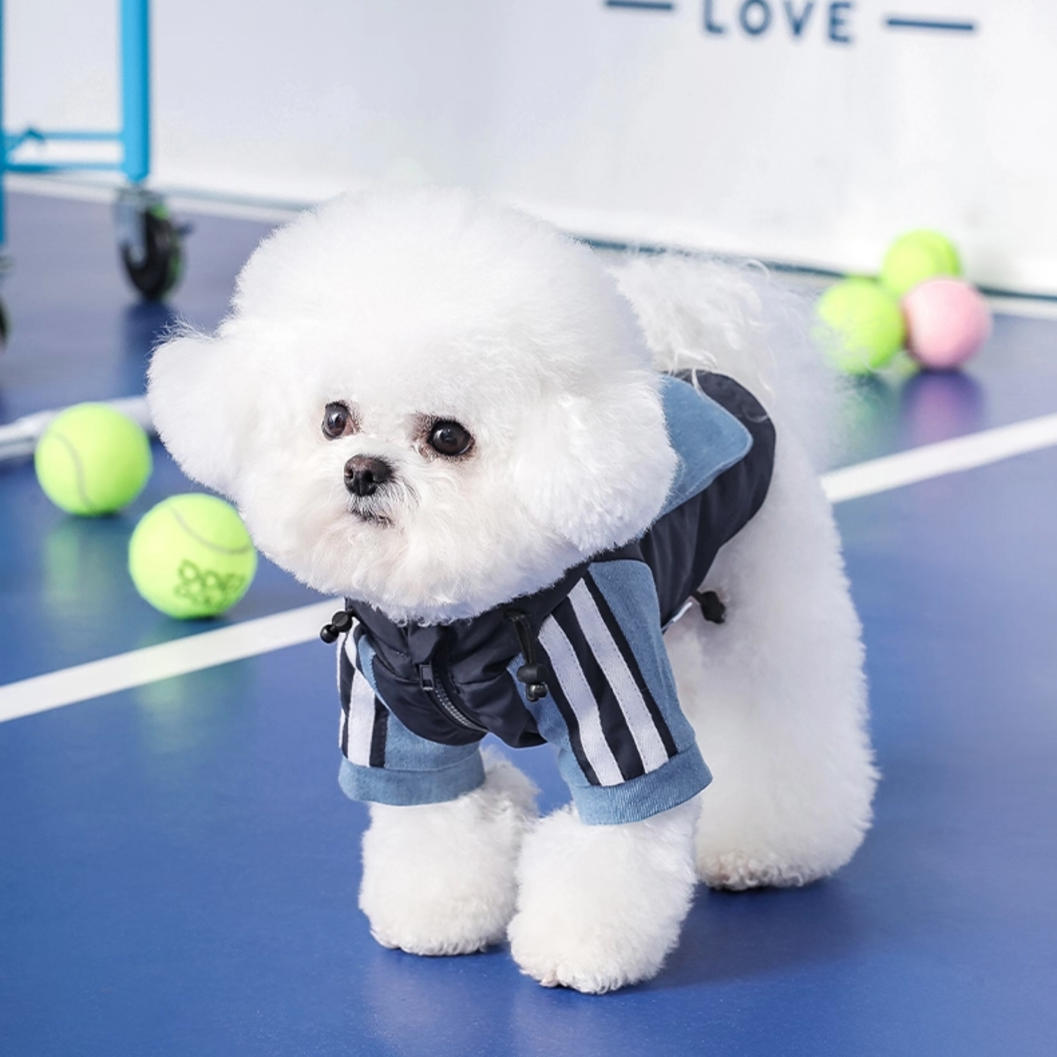 デニムコンビスポーツアウター