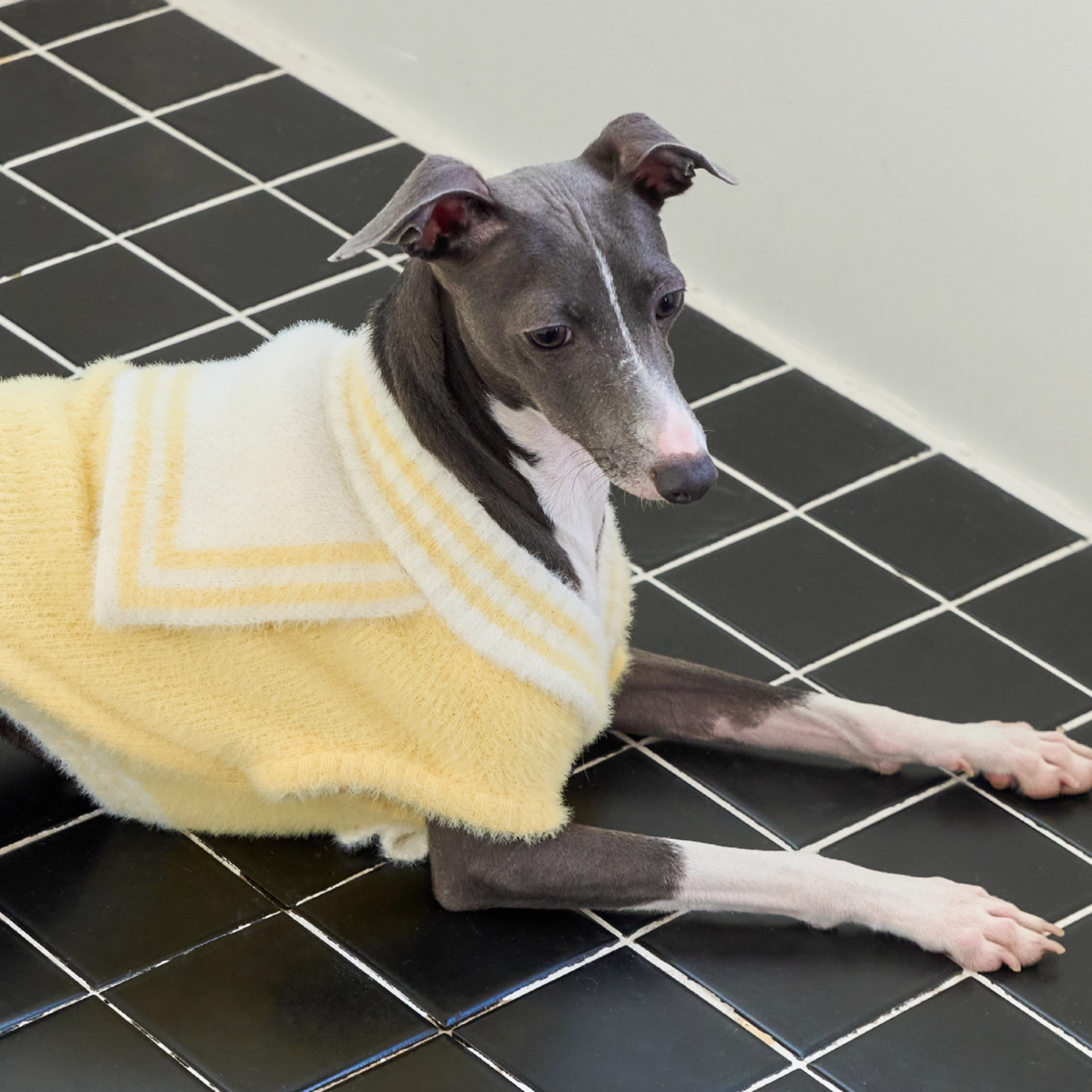 セーラーニットトップス