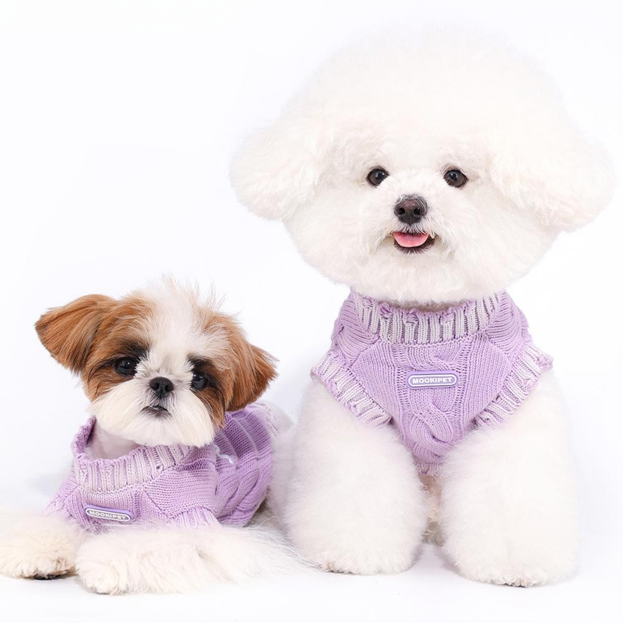 ケーブルニットトップス