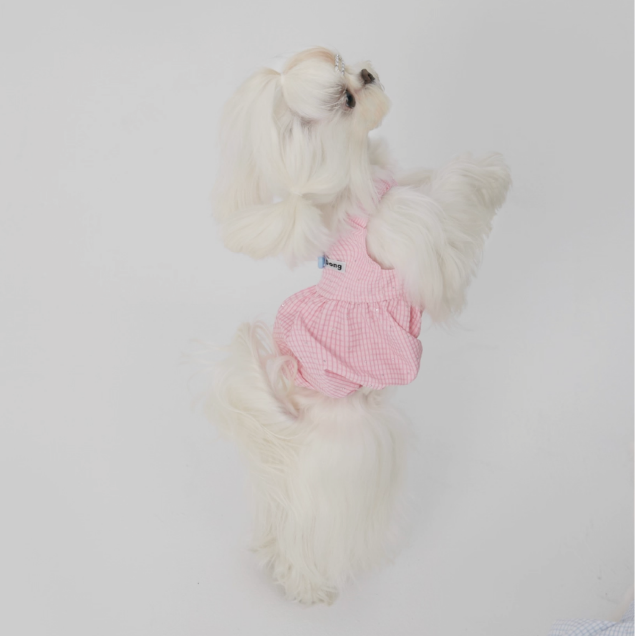 ギンガムミルキーサロペット